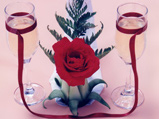 Copas grabadas matrimonio